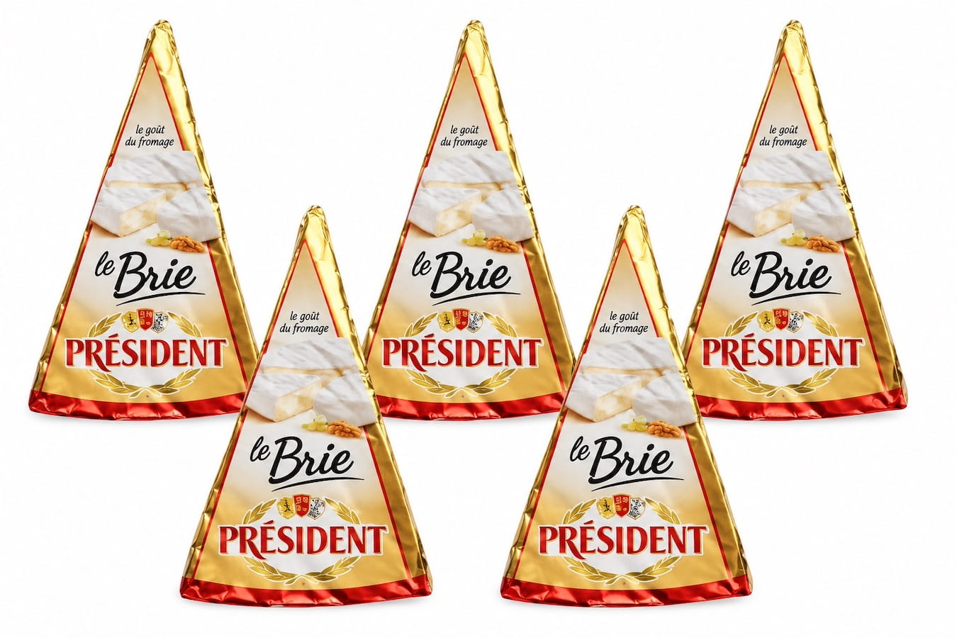 5x President le Brie Weichkäse 200g 