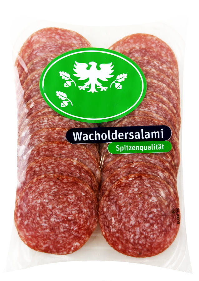 Eberswalder Wacholdersalami In Scheiben 100g