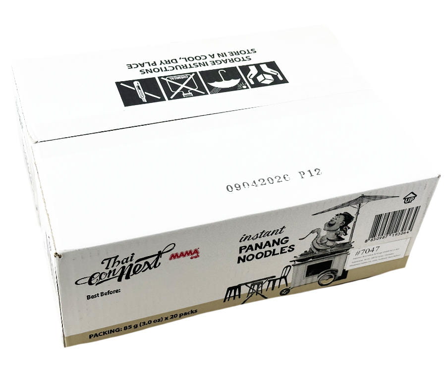 20x Mama Thai Instant Nudeln Panang Rotes Curry 85g