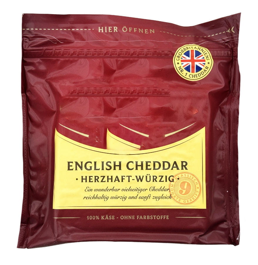 Englischer Cheddar Am Stück Herzhaft Würzig 200g