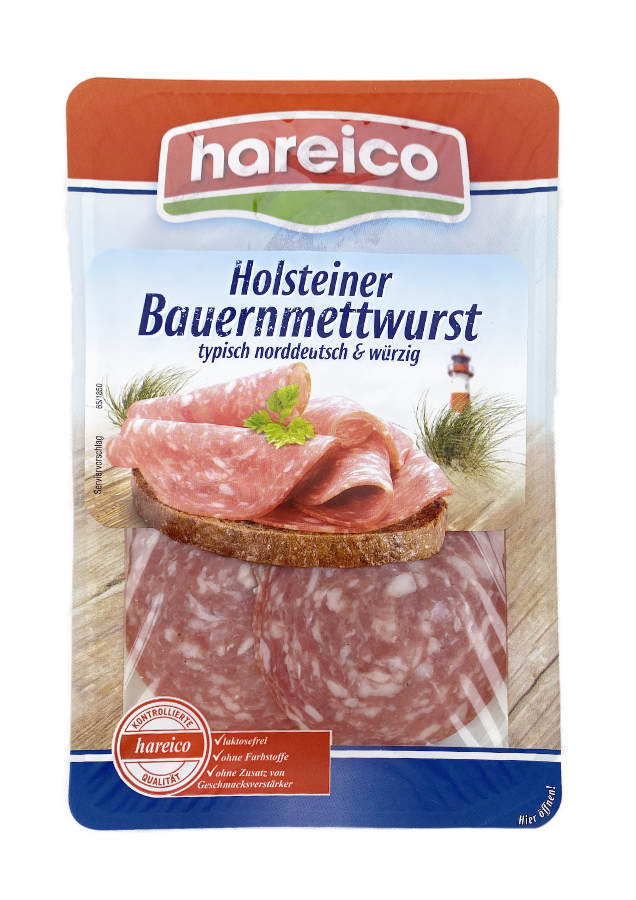 Hareico Holsteiner Bauernmettwurst norddeutsch würzig 100g