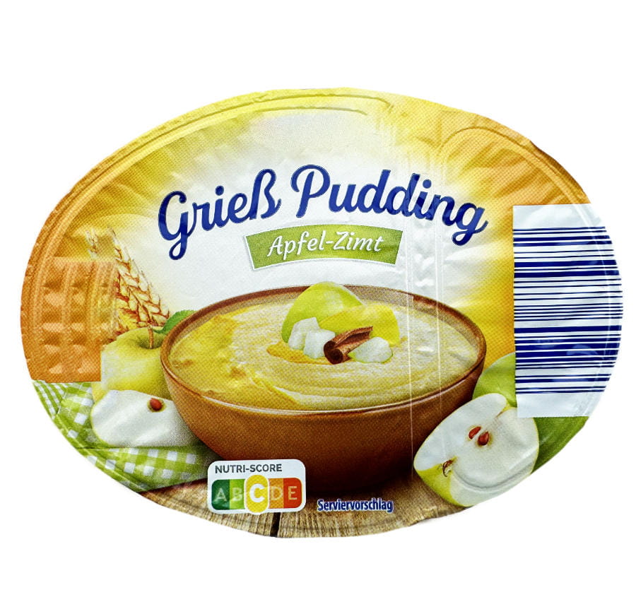 Grieß Pudding Apfel Zimt 160g  