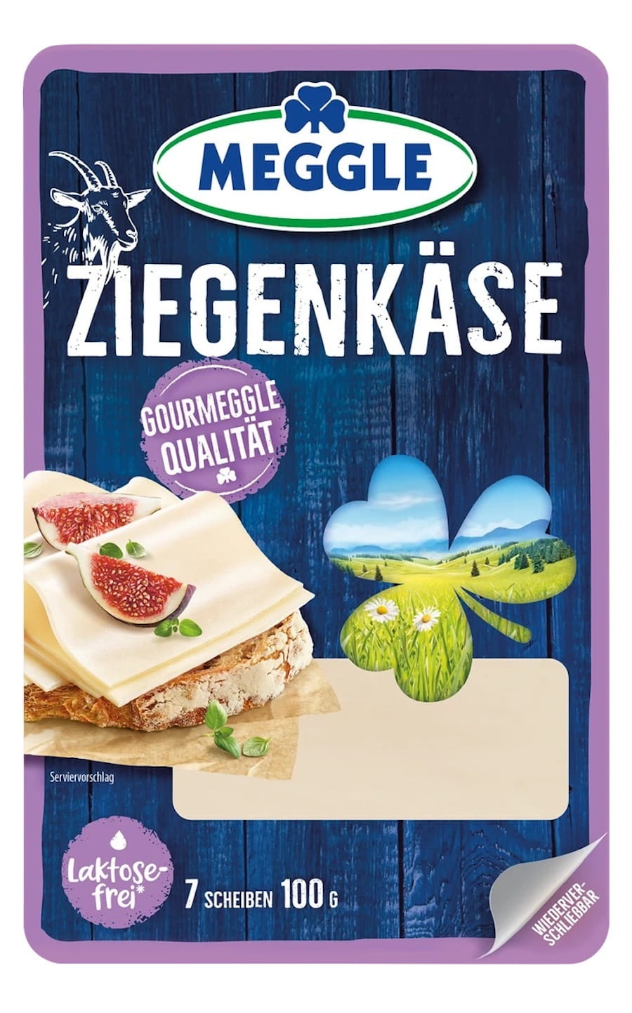 Meggle Ziegenkäse in Scheiben 100g 