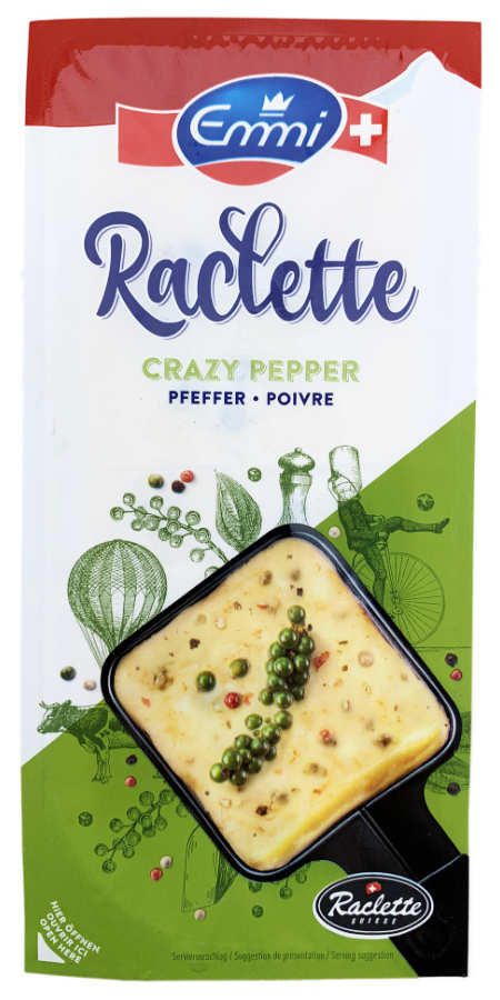 Emmi Schweizer Raclette Käse Pepper 150g