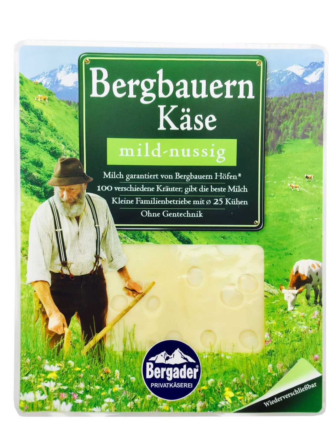 Bergader Bergbauern Käse mild nussig 150g
