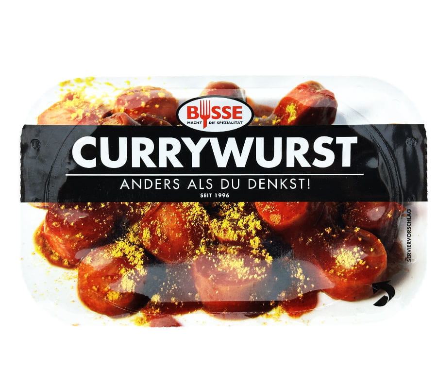 Busse Currywurst In BBQ Curry Sauce 220g
