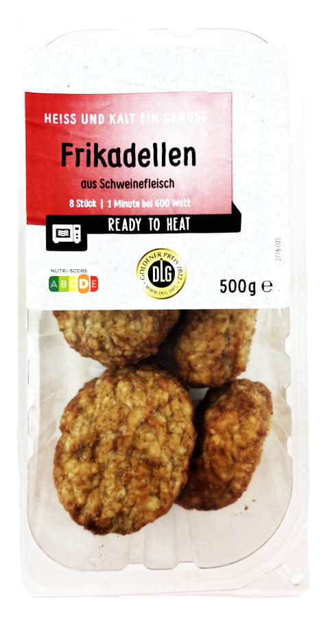 Minifrikadellen aus Schweinefleisch 8er 500g