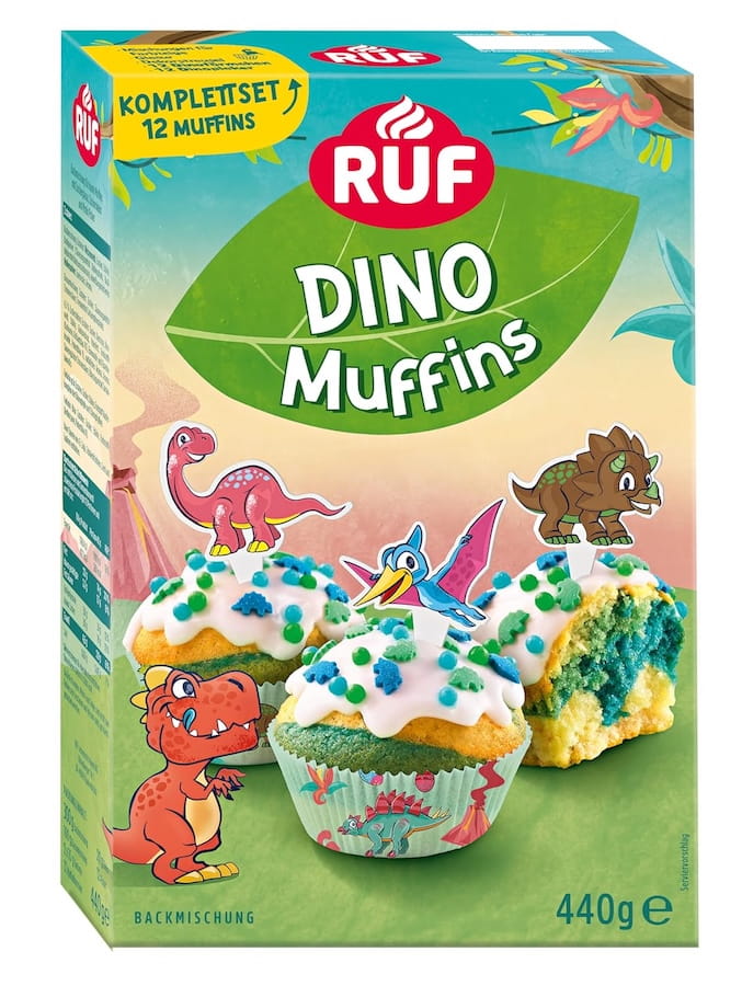 RUF Dino Muffins Backmischung 440g