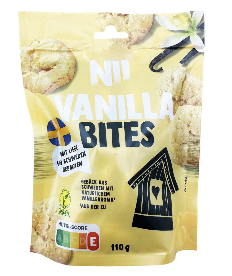Vanilla Bites schwedische Kekse 110g