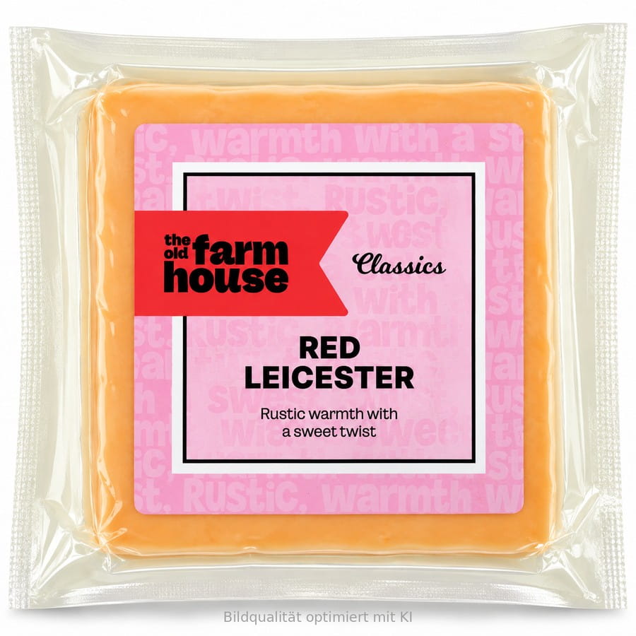 Red Leicester Käse am Stück 200g