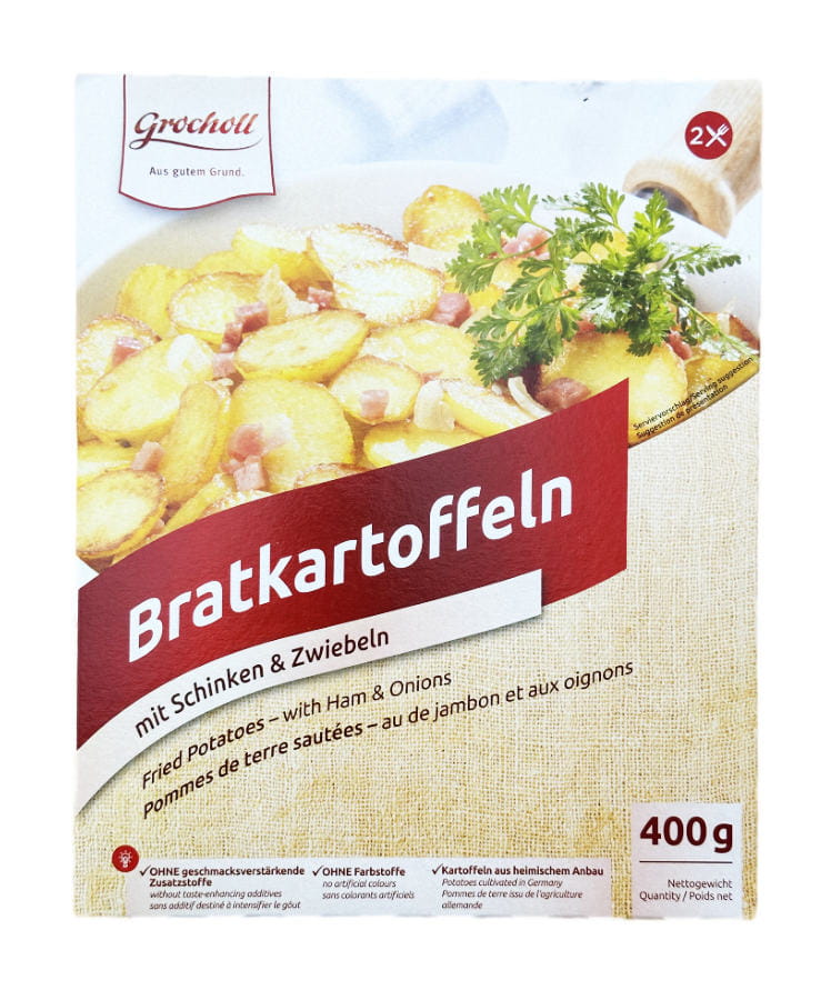 Bratkartoffeln Mit Schinken Und Zwiebeln 400g 