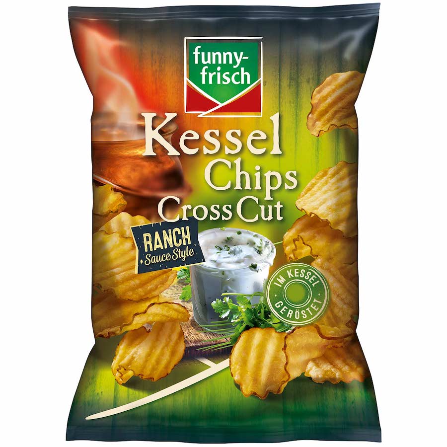 Funny-Frisch Kessel Chips Cross Cut Ranch Style 120g