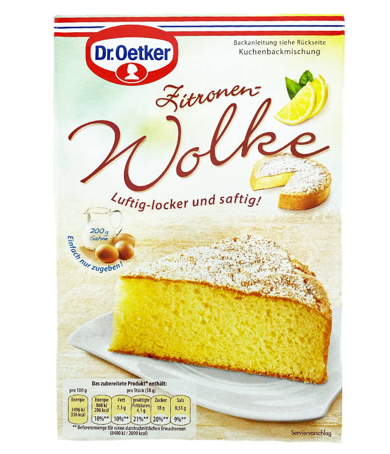 Dr. Oetker® Zitronen Wolke Backmischung 430g