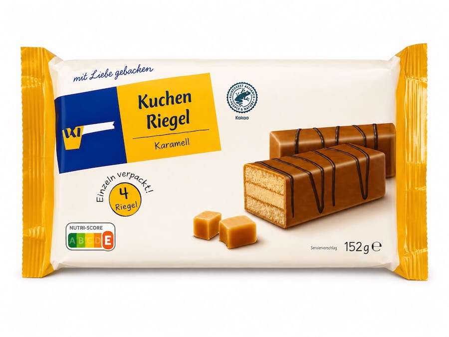 Kuchenriegel Mit Karamell 4er 152g