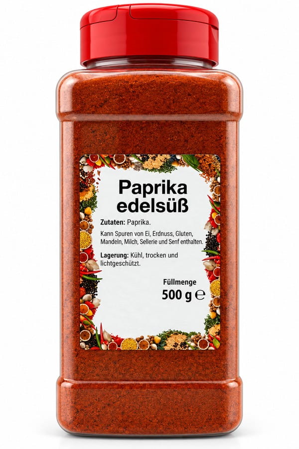 Paprika Edelsüß gemahlen XXL 500g