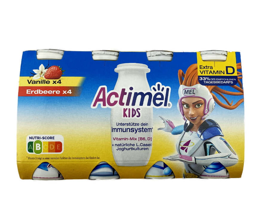 Danone Actimel Kids Erdbeere und Vanille 8er 752ml