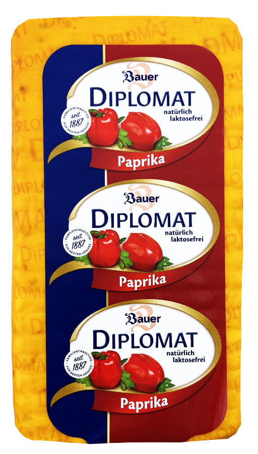 Bauer Diplomat Käse mit Paprika XXXL Stück ca 2100g