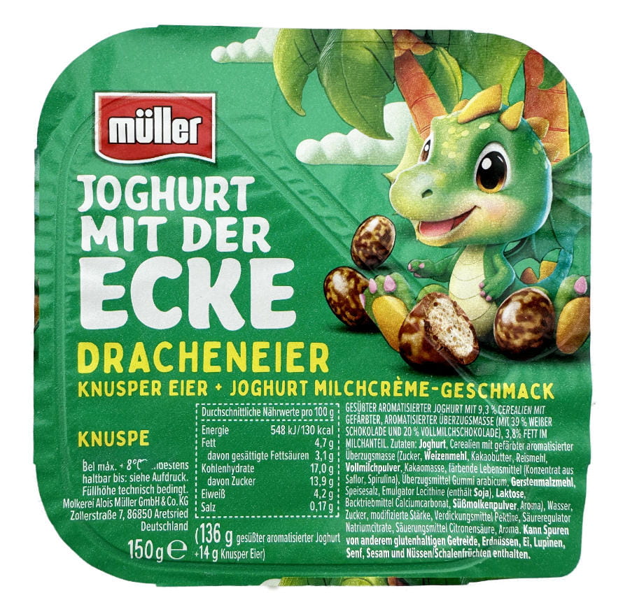 Müller Joghurt mit der Ecke Dracheneier 150g