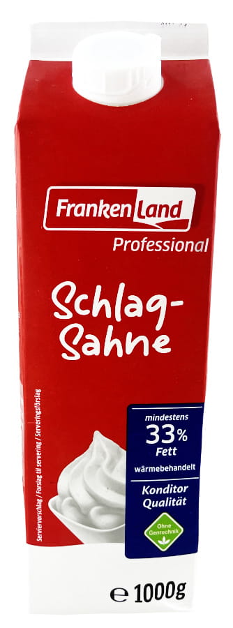 Frankenland Professional Schlagsahne 33% 1000g
