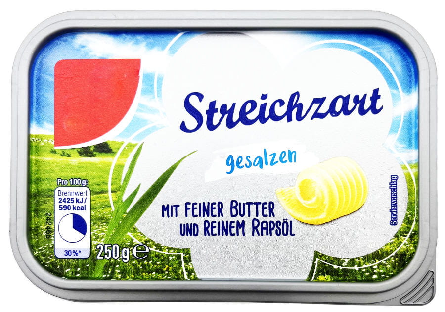Streichzart Gesalzen 250g