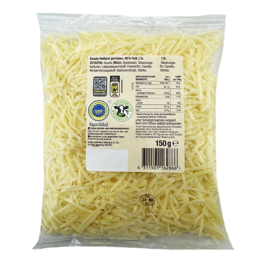 Gouda Gerieben 150g