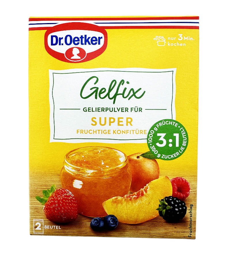 Dr. Oetker Gelfix Super für super fruchtige Konfitüren 2 Beutel 50g