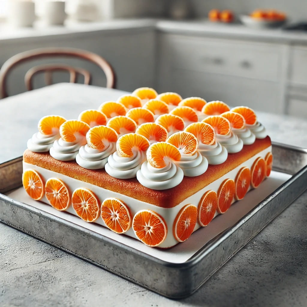 Orangenkuchen Rezept: Saftiger Kuchen mit Orangenlimonade
