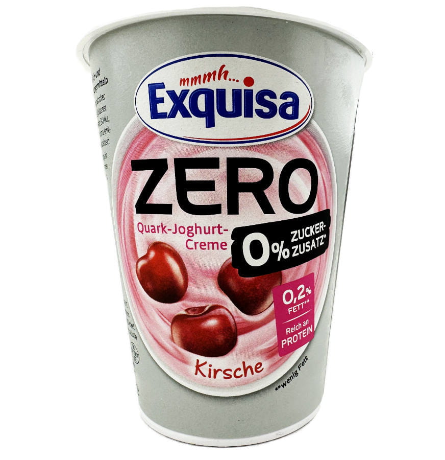 Exquisa Zero Quark Joghurt Creme Kirsche 400g