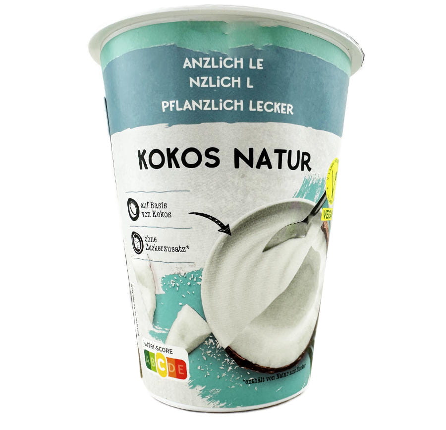 Pflanzliche Joghurtalternative vegan Kokos Natur 400g