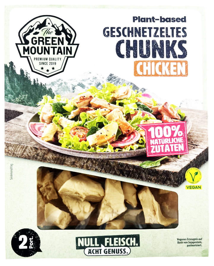 Green Mountain Geschnetzeltes Huhn Vegan 180g