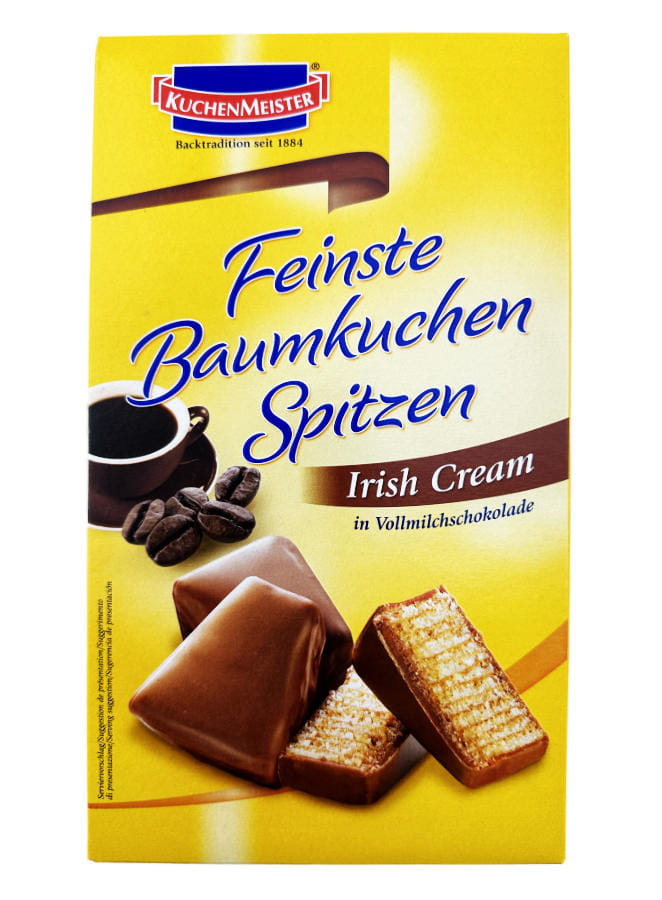 Feinste Baumkuchen Spitzen Irish Cream In Vollmilchschokolade 125g