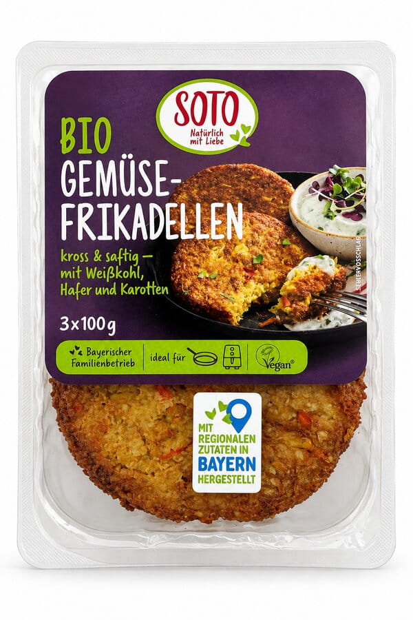 BIO Gemüsefrikadellen 3er 300g