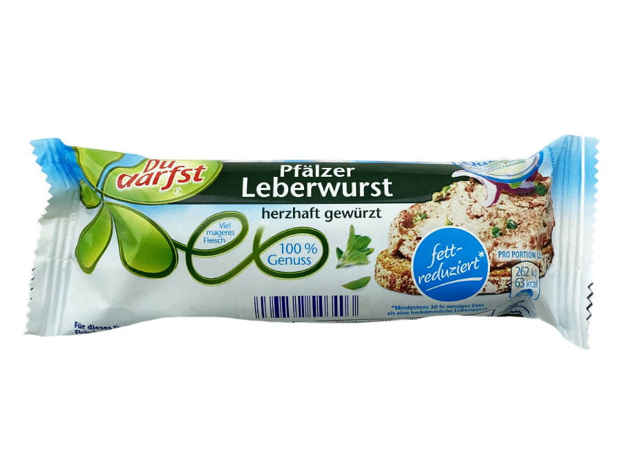 Pfälzer Leberwurst Fettreduziert 100g