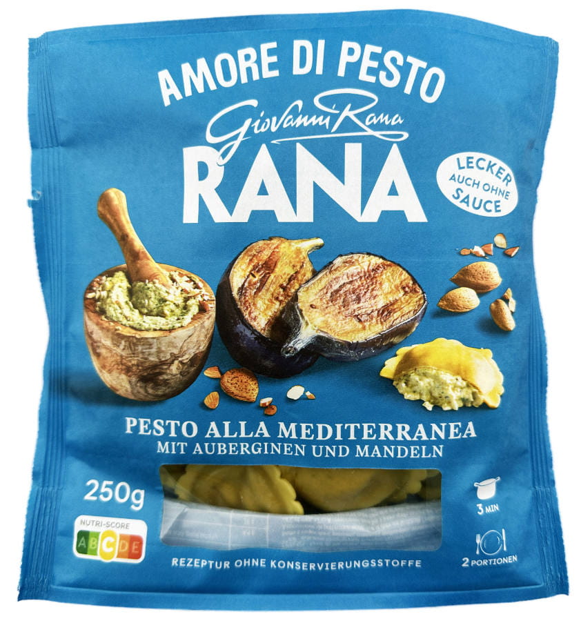 Giovanni Rana Gefüllte Nudeln Mit Auberginen Und Mandeln 250g