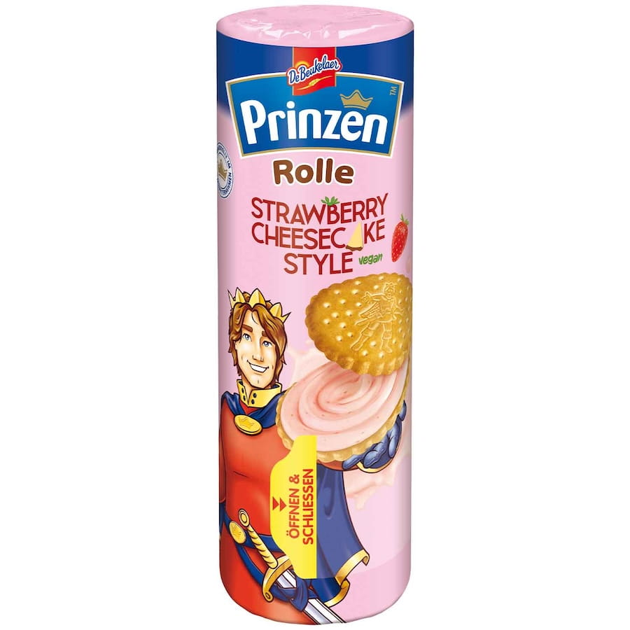 Prinzen Rolle Strawberry Cheesecake Style 352g 