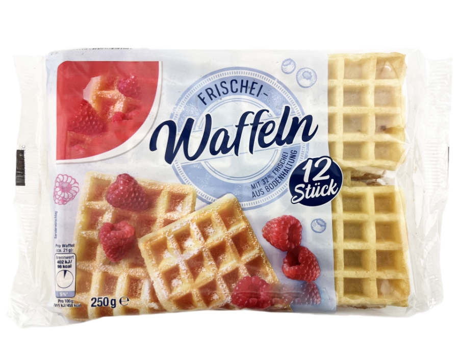 Frischei Waffeln 12er 250g