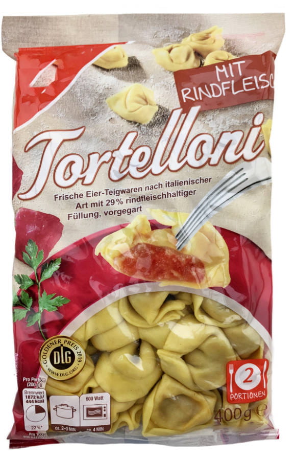 Tortelloni mit Rindfleisch 400g