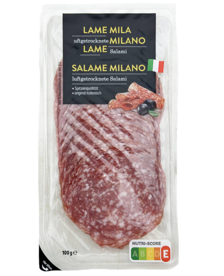Salame Milano Luftgetrocknete Salami In Scheiben 100g