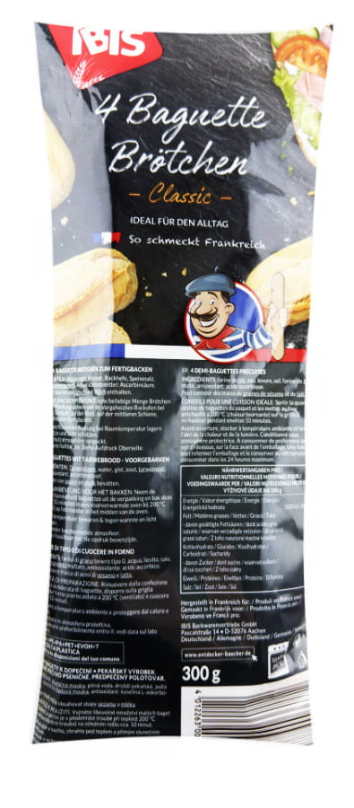IBIS Baguette Brötchen Classic 4er 300g