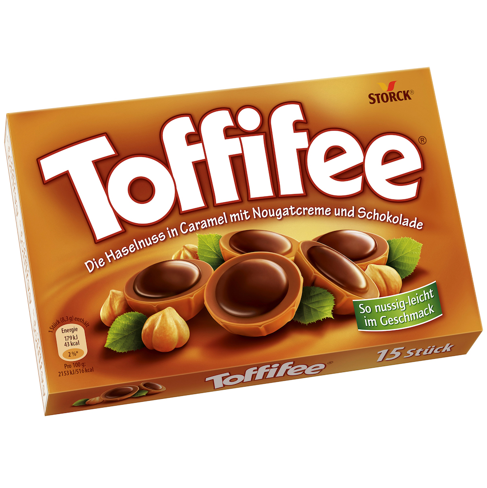Toffifee 15er 125g Haselnuss Pralinen in Caramel mit Nougatcreme