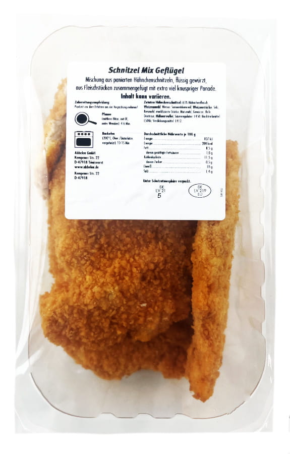 Schnitzelmix Geflügel XL 500g