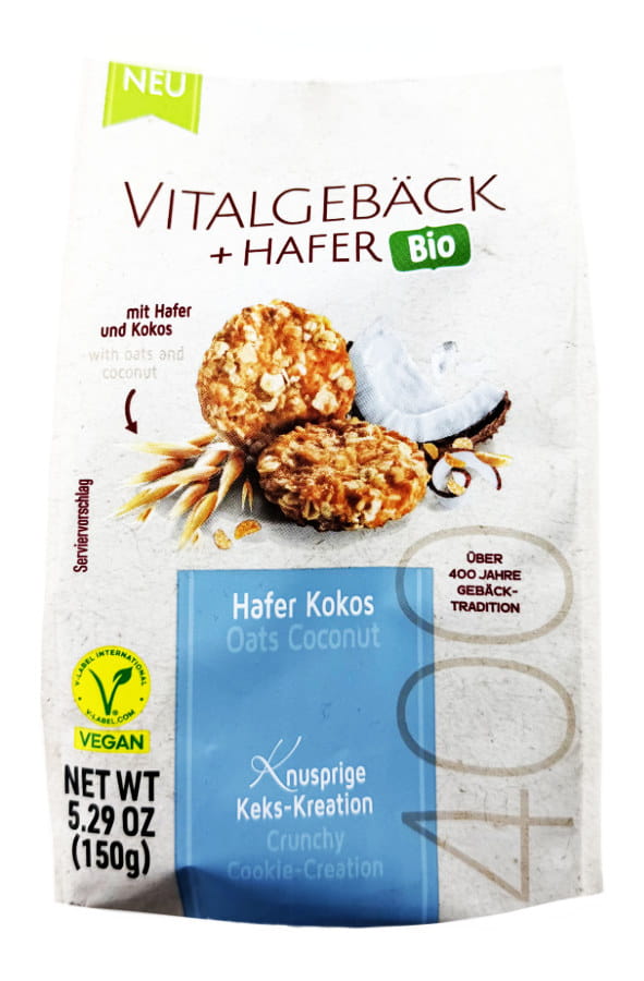 BIO Vitalgebäck Mit Hafer Und Kokos 150g