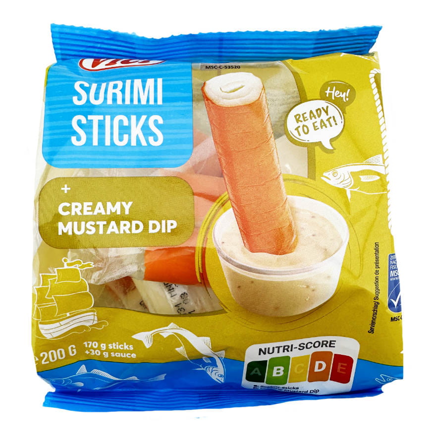 Vici Surimi Sticks mit Cremiger Senfsauce 200g