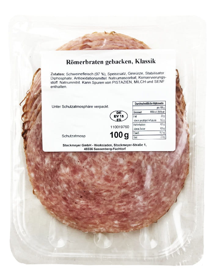 Römerbraten Gebacken In Scheiben 100g