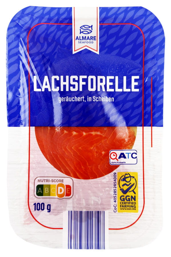 Lachsforelle Geräuchert In Scheiben 100g