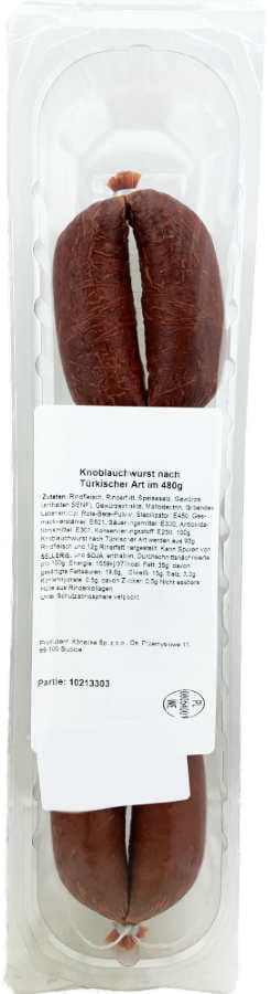 Knoblauchwurst nach türkischer Art 480g