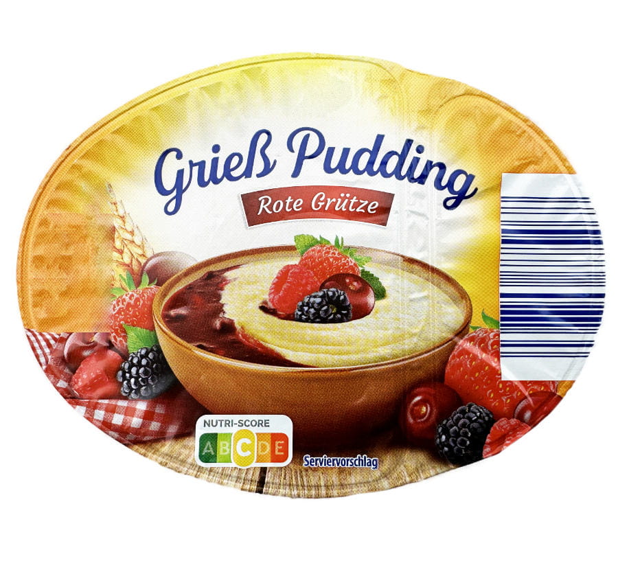Grieß Pudding Rote Grütze 160g 