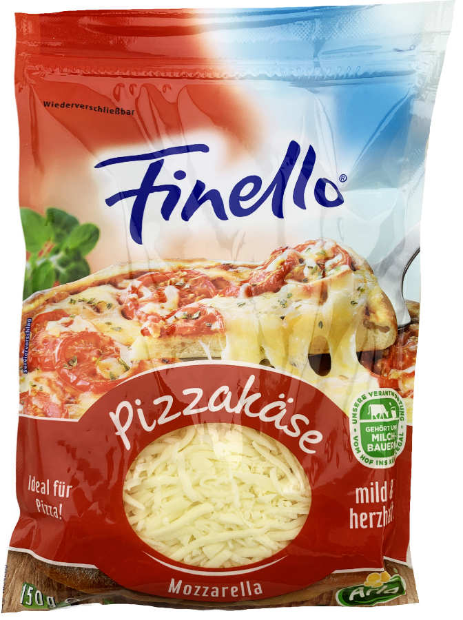 Arla Finello Pizzakäse Mozarella 150g