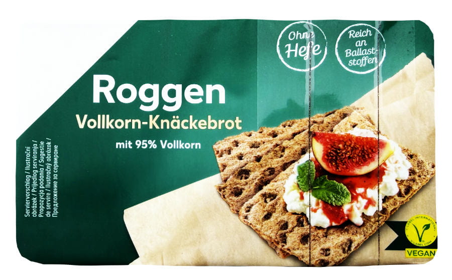 Vollkorn Knäckebrot Roggen 250g