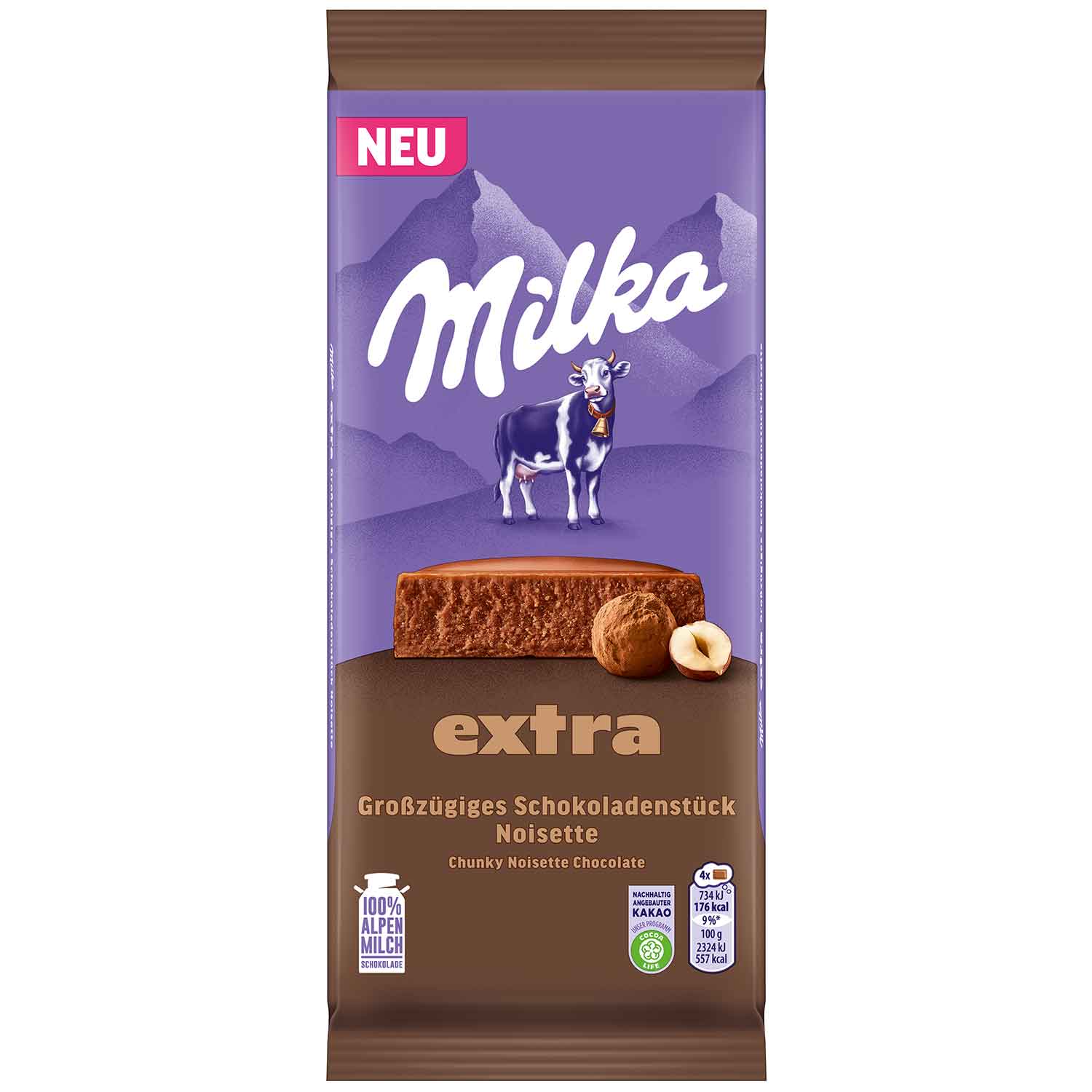 Milka Extra XL Noisette 190g